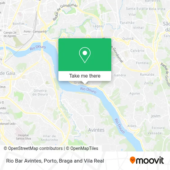 Rio Bar Avintes mapa