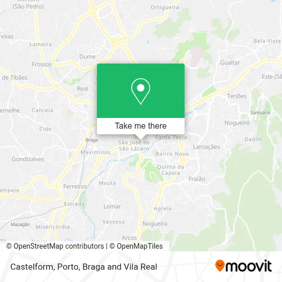 Castelform map