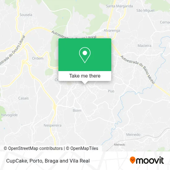 CupCake map