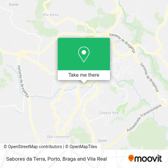 Sabores da Terra map