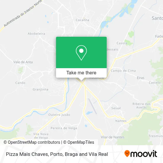 Pizza Mais Chaves map