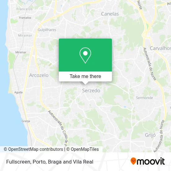 Fullscreen map
