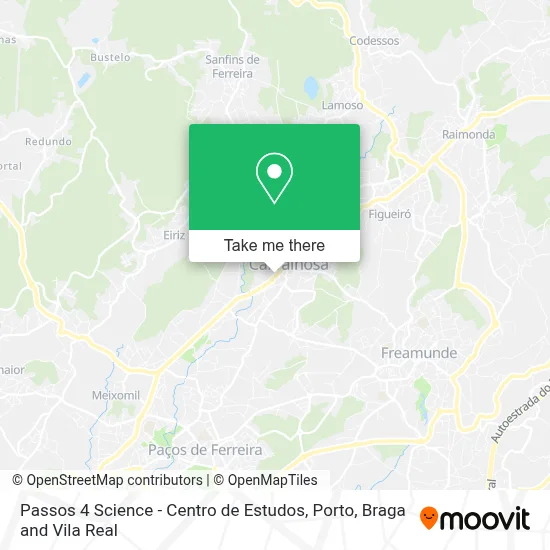 Passos 4 Science - Centro de Estudos map