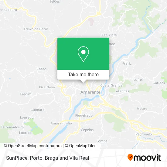 SunPlace map