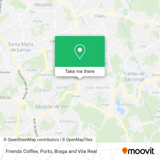 Friends Coffee map