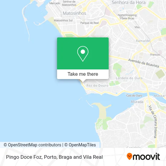Pingo Doce Foz map