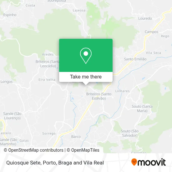 Quiosque Sete map