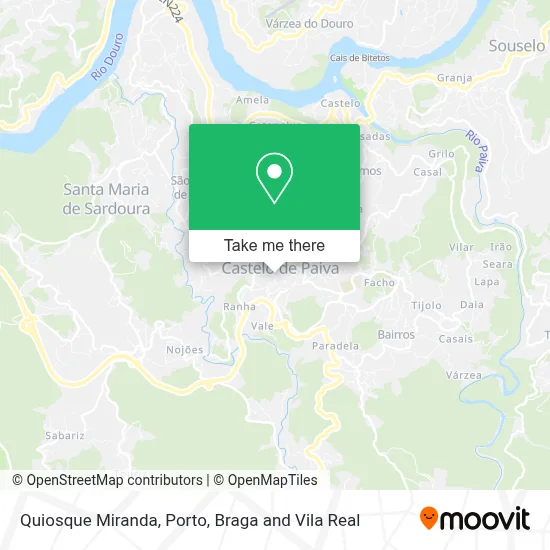 Quiosque Miranda map