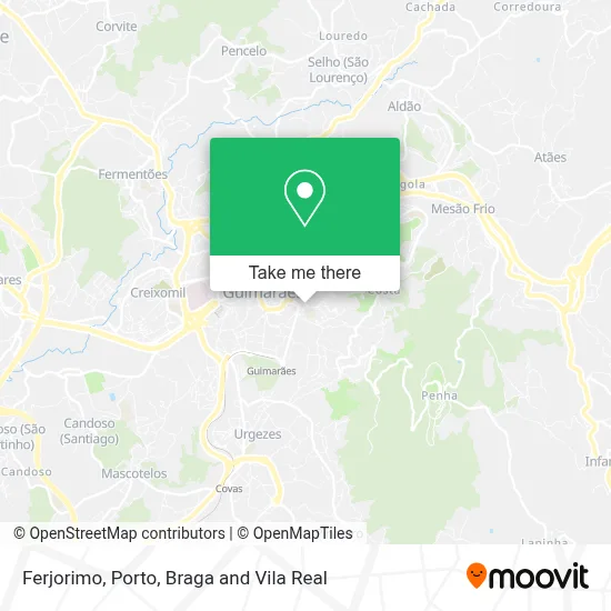 Ferjorimo map