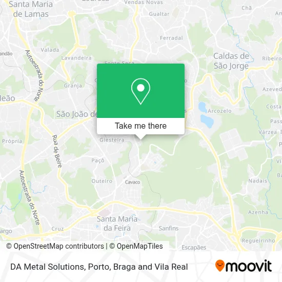 DA Metal Solutions map