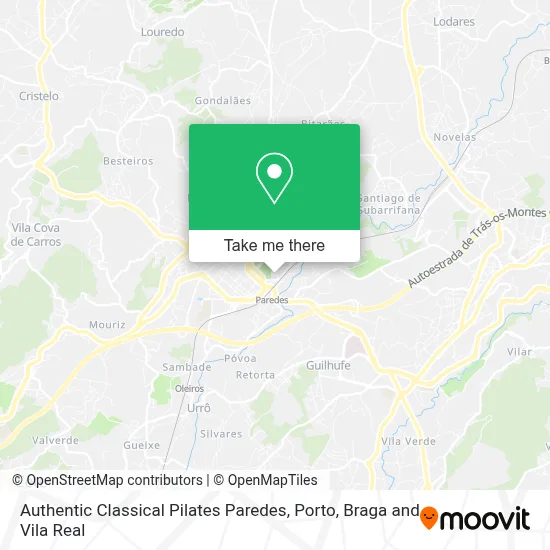 Authentic Classical Pilates Paredes map