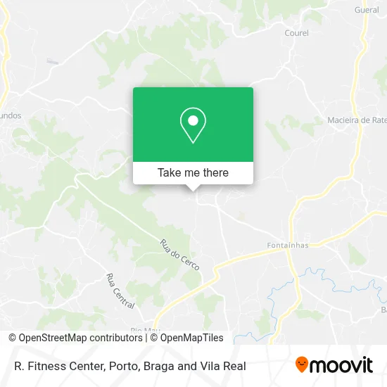 R. Fitness Center map