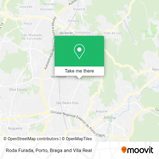Roda Furada mapa