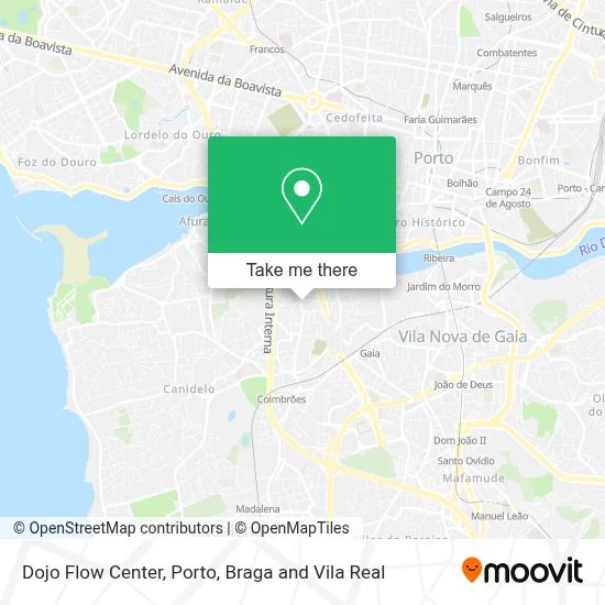 Dojo Flow Center map