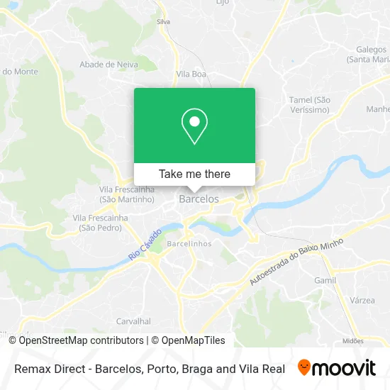Remax Direct - Barcelos map