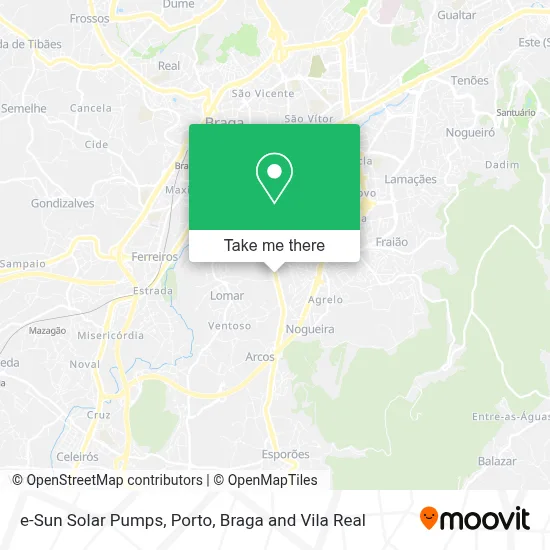 e-Sun Solar Pumps map