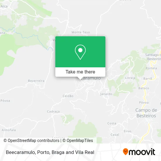 Beecaramulo map