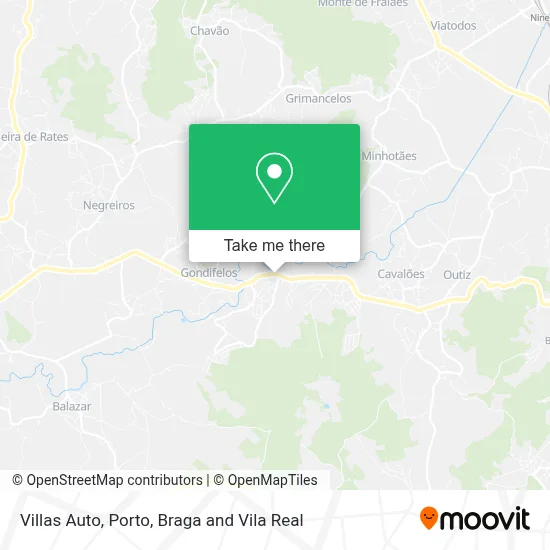 Villas Auto map