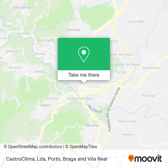 CastroClima, Lda map