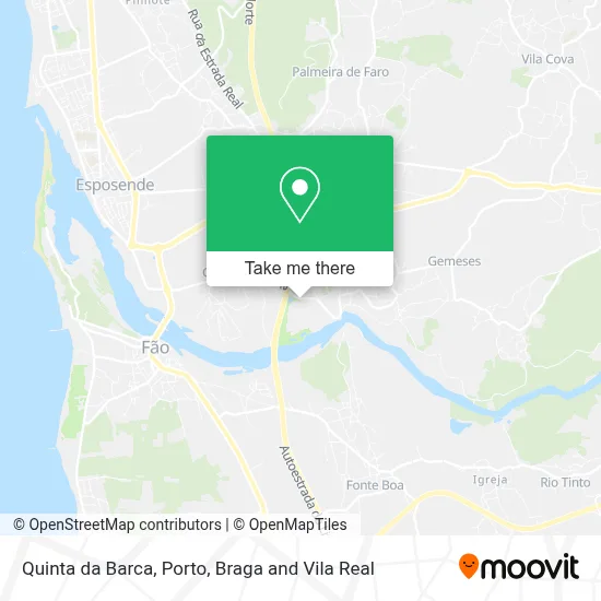 Quinta da Barca map