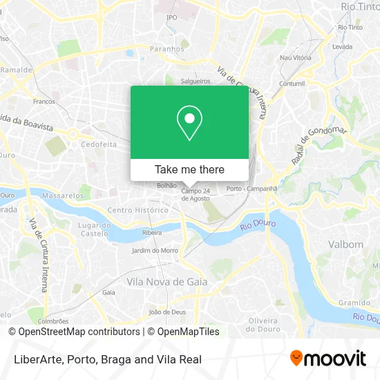 LiberArte map