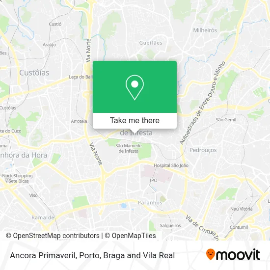 Ancora Primaveril map