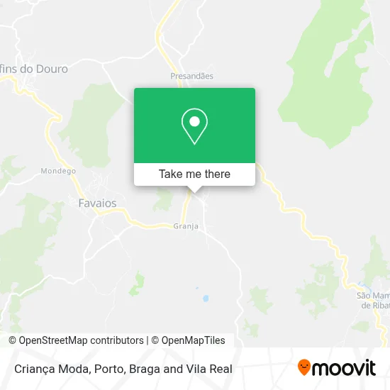 Criança Moda map