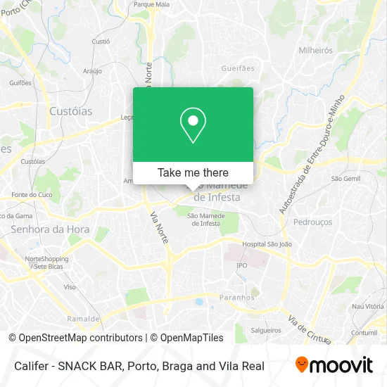 Califer - SNACK BAR map