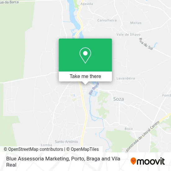 Blue Assessoria Marketing map