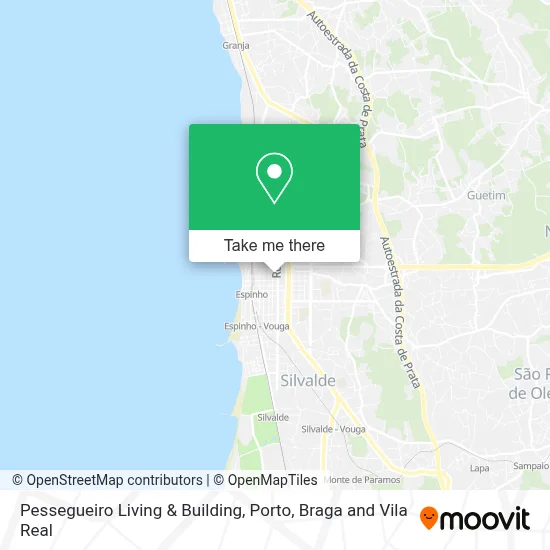 Pessegueiro Living & Building map