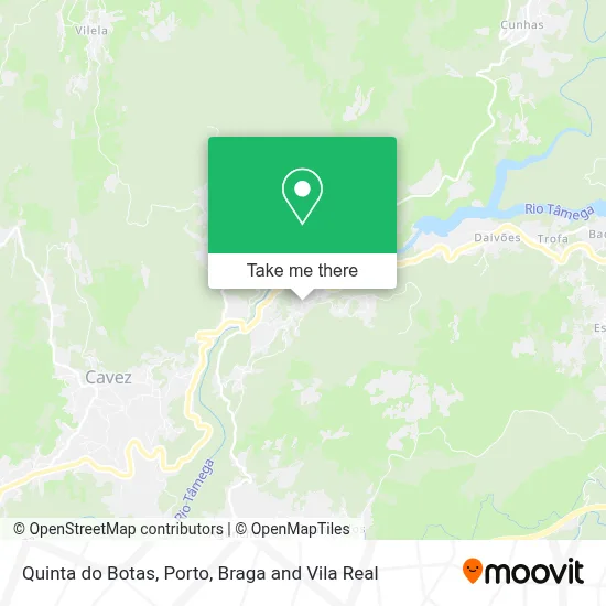 Quinta do Botas map