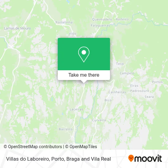 Villas do Laboreiro map