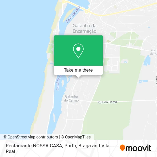 Restaurante NOSSA CASA map