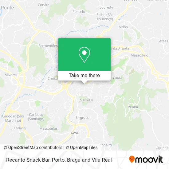 Recanto Snack Bar map