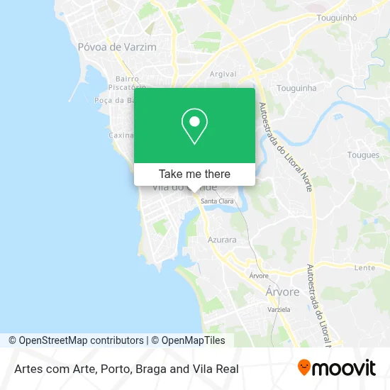 Artes com Arte map