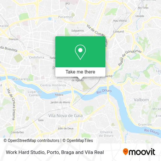 Work Hard Studio map