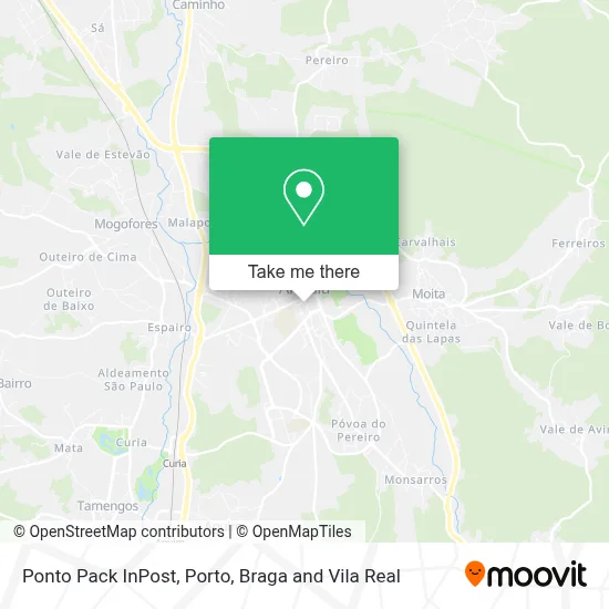 Ponto Pack InPost map