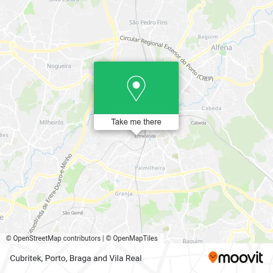 Cubritek map