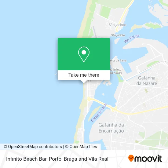 Infinito Beach Bar map