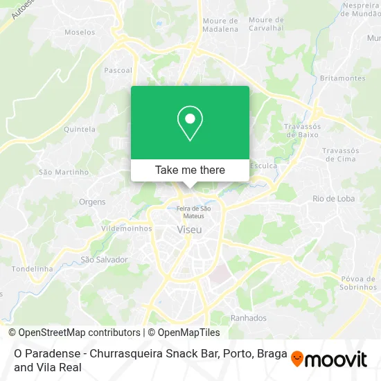 O Paradense - Churrasqueira Snack Bar map