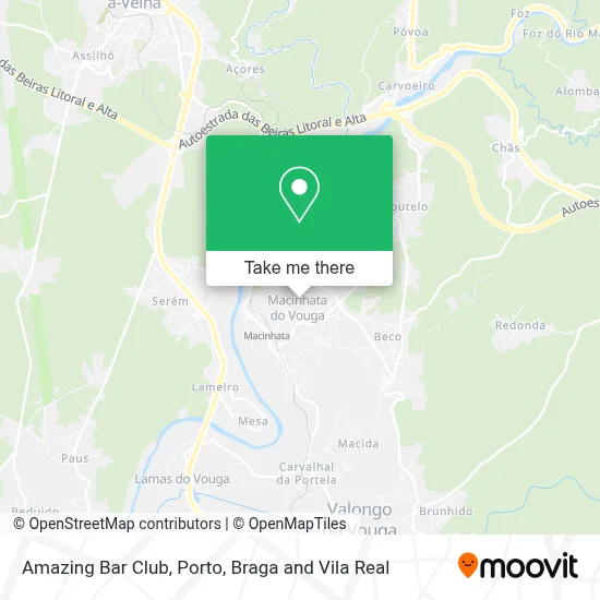 Amazing Bar Club map