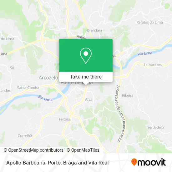 Apollo Barbearia map