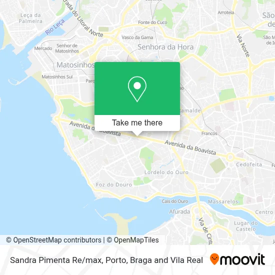 Sandra Pimenta Re/max map