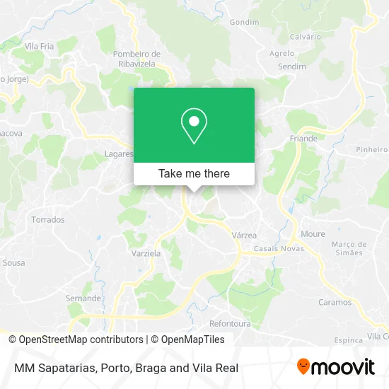 MM Sapatarias map