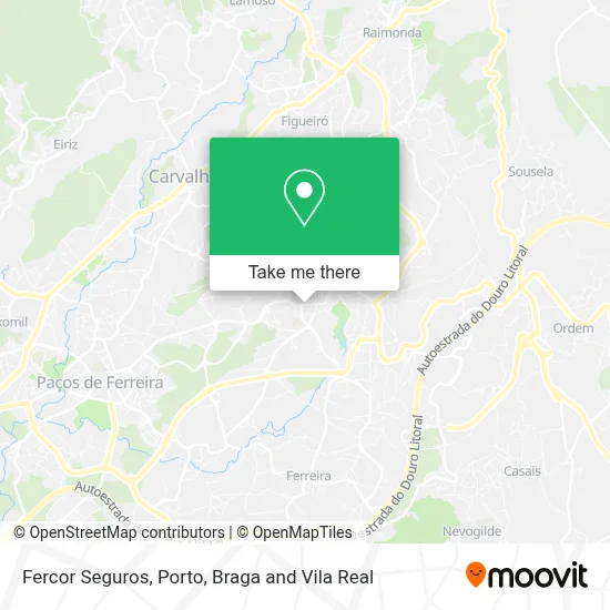 Fercor Seguros map
