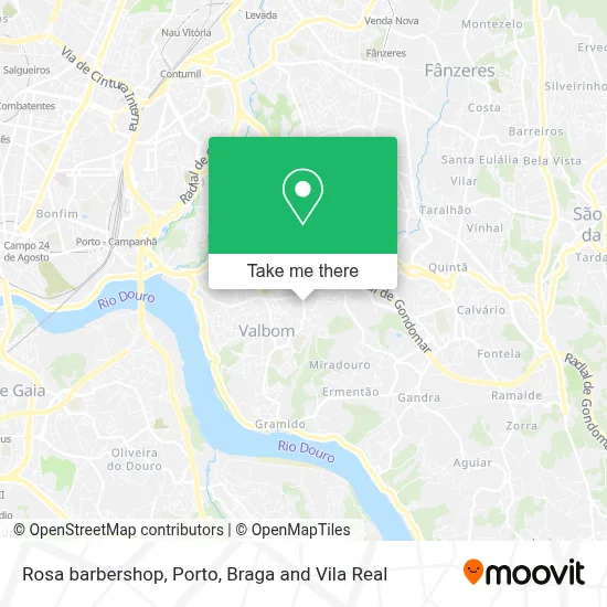 Rosa barbershop map
