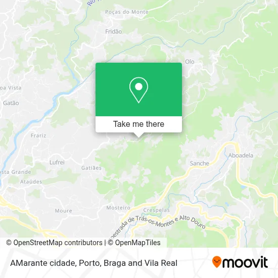 AMarante cidade map