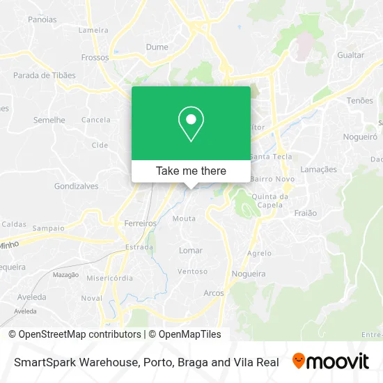 SmartSpark Warehouse map
