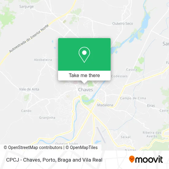 CPCJ - Chaves map
