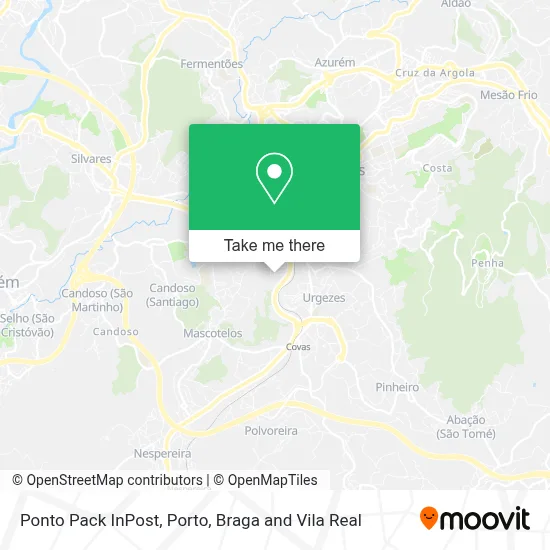 Ponto Pack InPost map